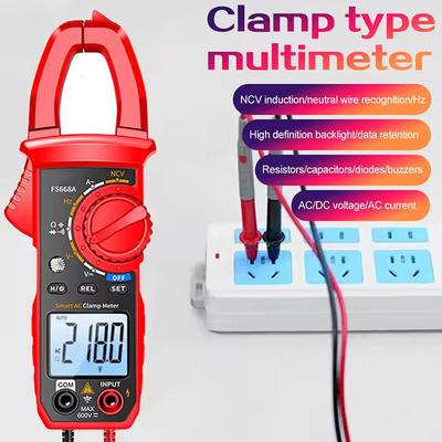 Dijital Mengene Multimetre DC/AC Voltaj 6000 Sayım Akım Ampermetre Test Cihazı Araç Amper Hz Kapasitans NCV Ohm Test Cihazı Aletleri