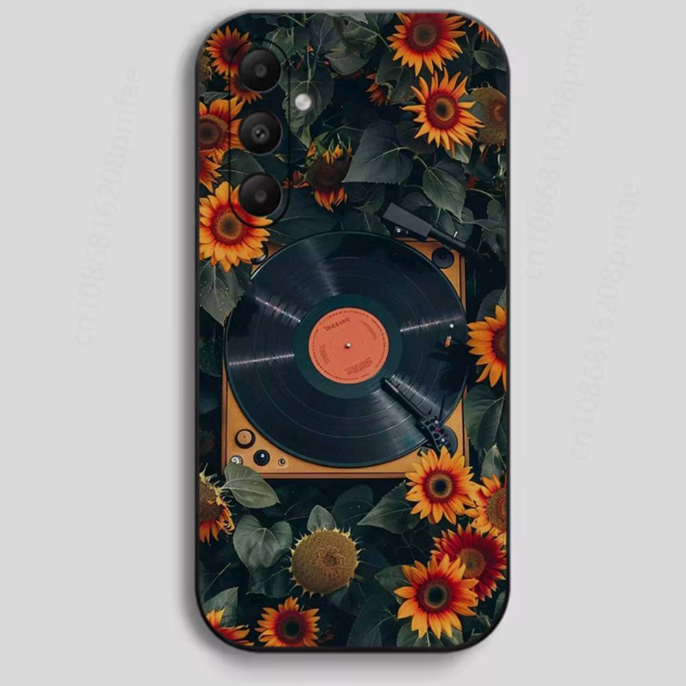 Vintage Vinyl Record Phone Case For Samsung GalaxyA20,21,,40,41,51,71 Ultra Protective Phone Shell 17 Samsung A52 4G 5G