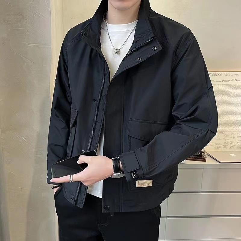 Jackets and Coats Men's New Spring and Autumn Large Pockets Men's Casual Tops and Clothing
