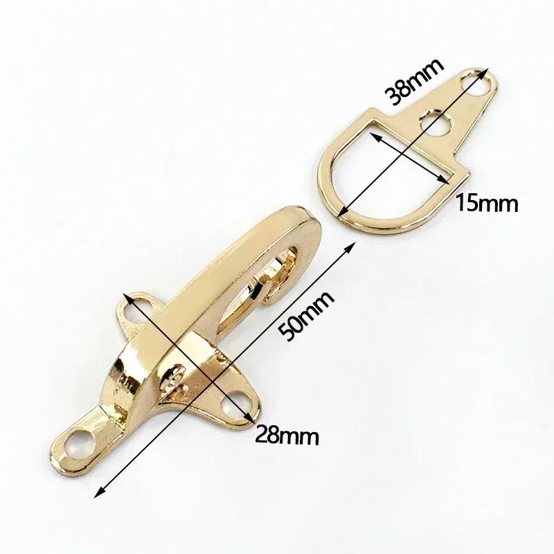 Meetee 4/5cm Metal Buckles Belt Connect Lobster Clasp Coat Waist Band Button Bag Decor Clip Buckle Garment Sewing Accessories