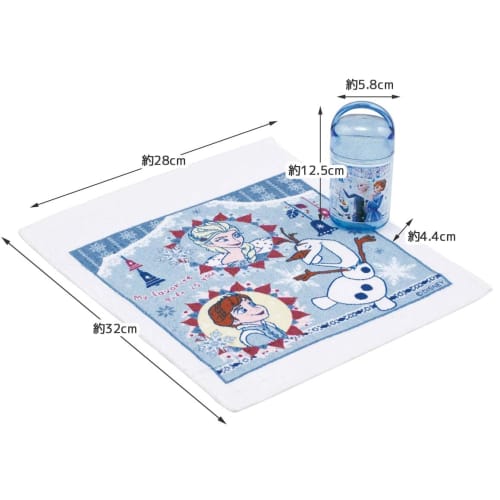 Skater Antibacterial Wet towel set with case Wet towel Disney Frozen 24 Made in Japan 32 x 30.5 cm OA5AG-A