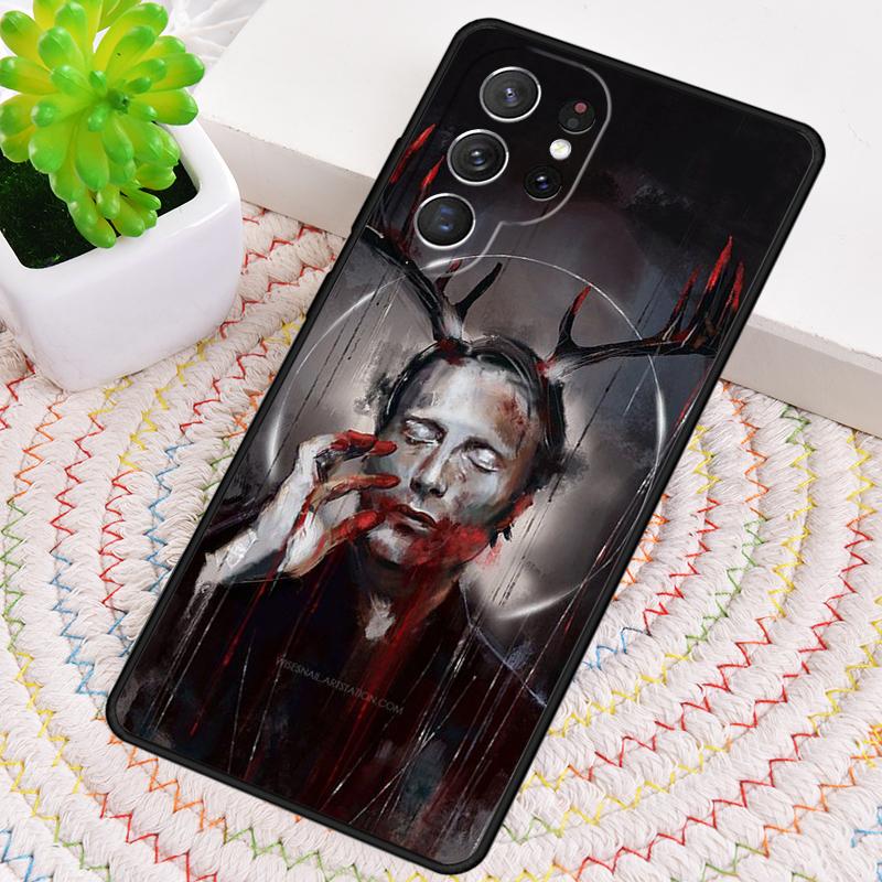 Hannibal TV Series Silicone Phone Case For Samsung Galaxy note 10 pro S26 S25 S24 S23 S22 S21 Plus S25Ultra Capa Cover