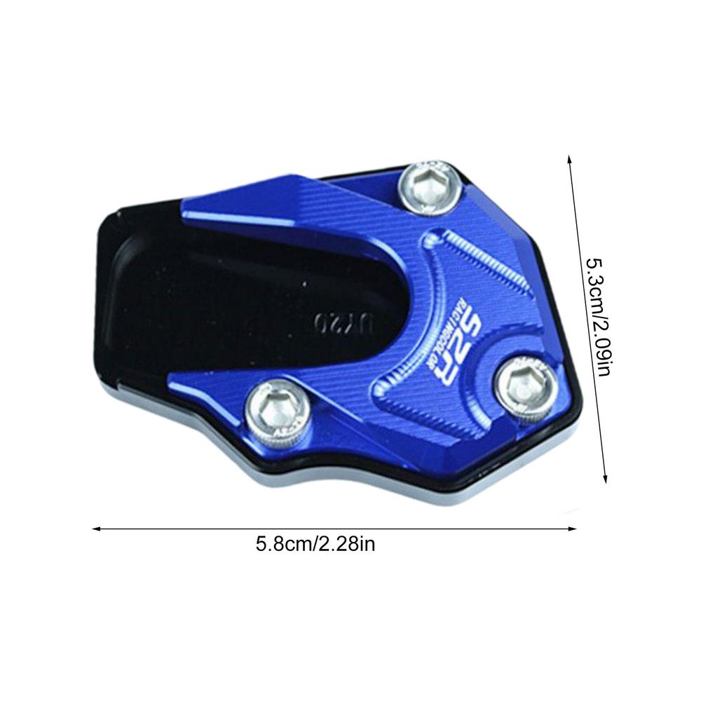 Motocykl ze stopu aluminium Przedłużenie podpórki Podpórka boczna Podnóżek Płyta podporowa Akcesoria motocyklowe