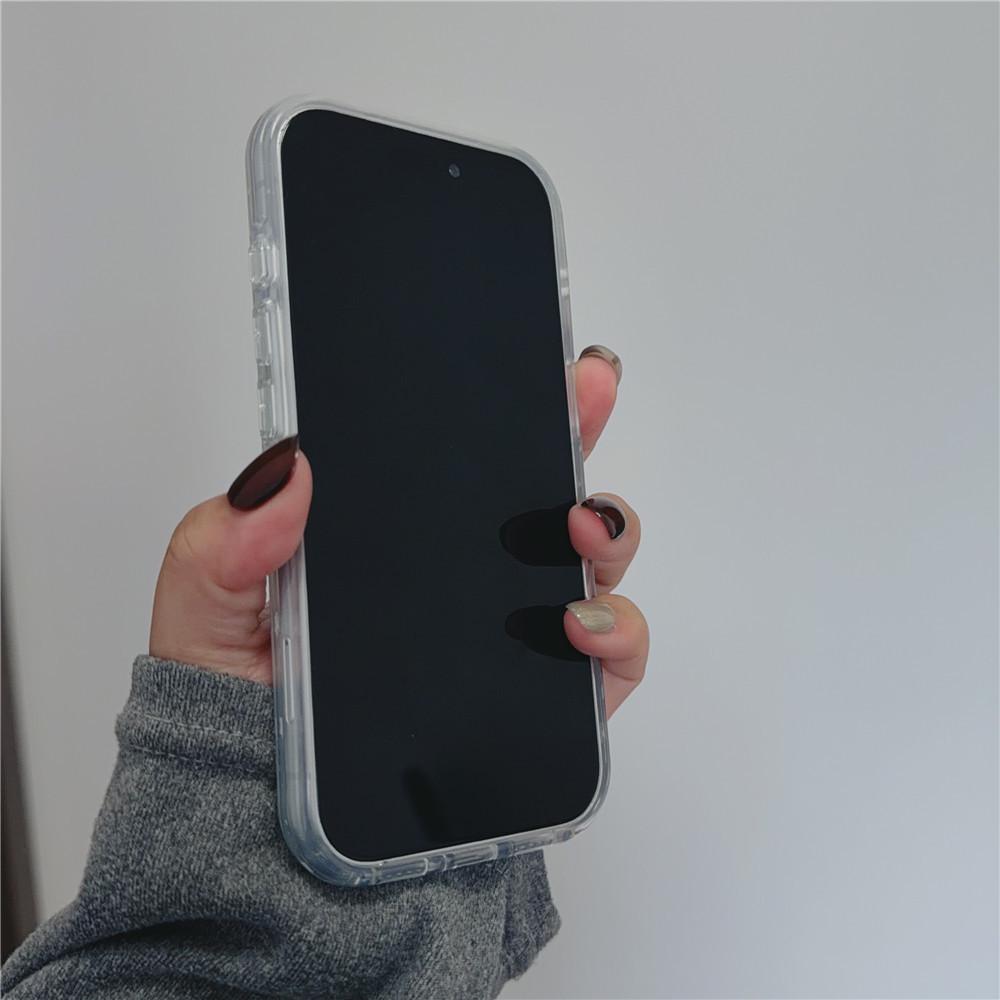 Korean Ins Style Starry Matte Case for iPhone 17 Pro/16PM/15 Pro - Women's Model
