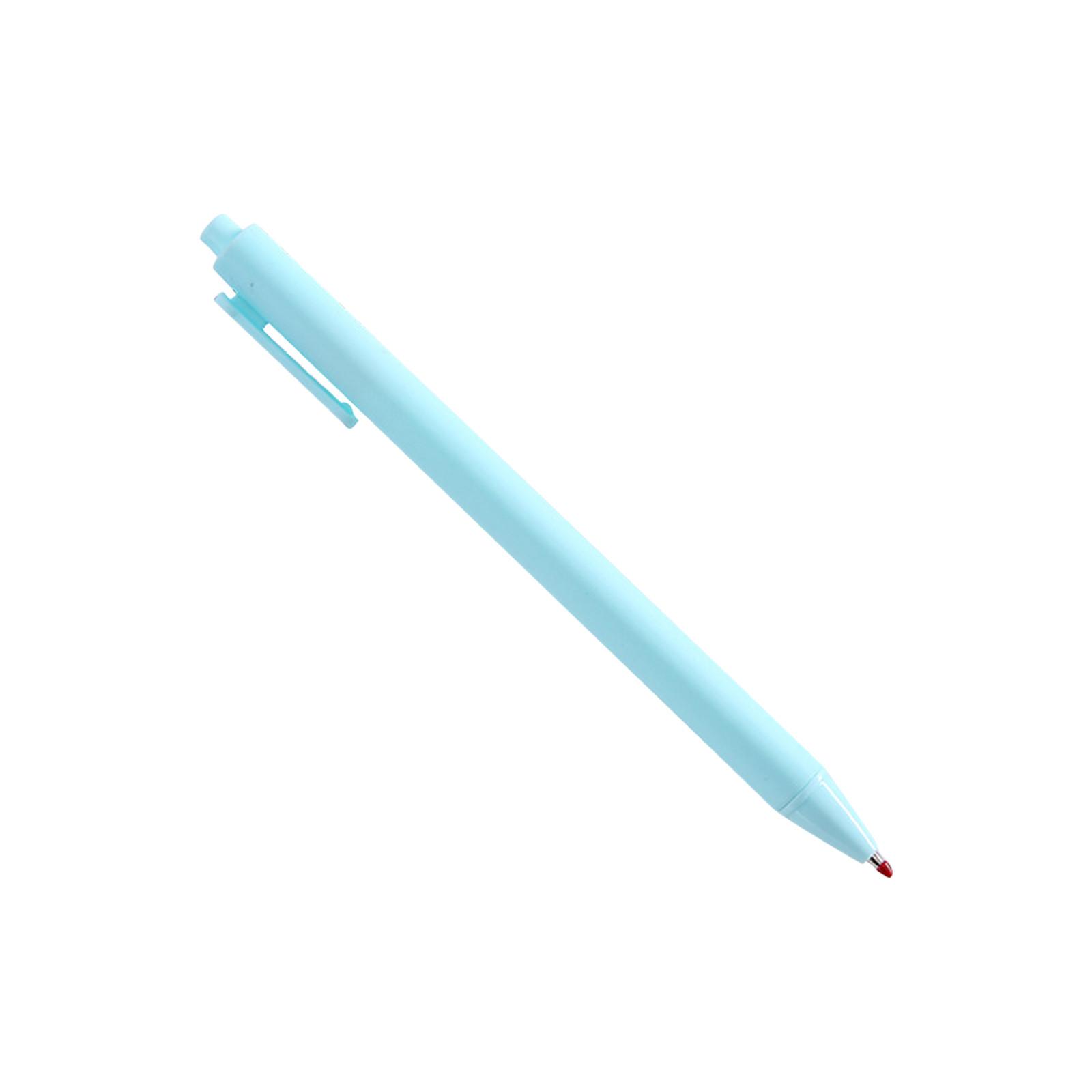 

1 мл ручка для письма, 1 шт. 0,5 мм, чорна куля, що котиться, симпатична гелева ручка для студентів і шкільних приналежностей One Size синій