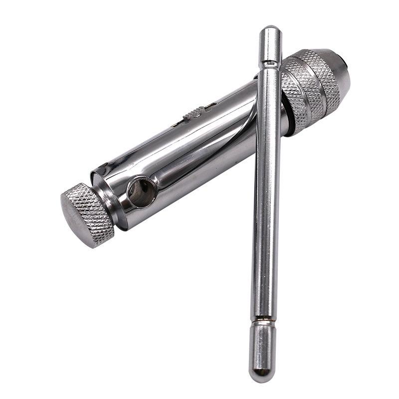 Adjustable T-Handle Ratchet Tap Wrench for Threading
