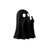 Middle Finger Cute Ghost Statue, Ghosts Small Scary Ghost Figurines, Halloween Home Decorations, Coffee Table Centerpieces Shelf