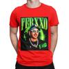 Feid Ferxxo Neon Style Latin Music Art Portrait Funny 100 Cotton TShirt Feid Tops Tees For Unisex