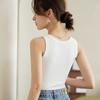 Modal Camisole Vest with Female Thread and Chest Cushion Integrated Thin Sleeveless Bottom and Long Outerwear Top