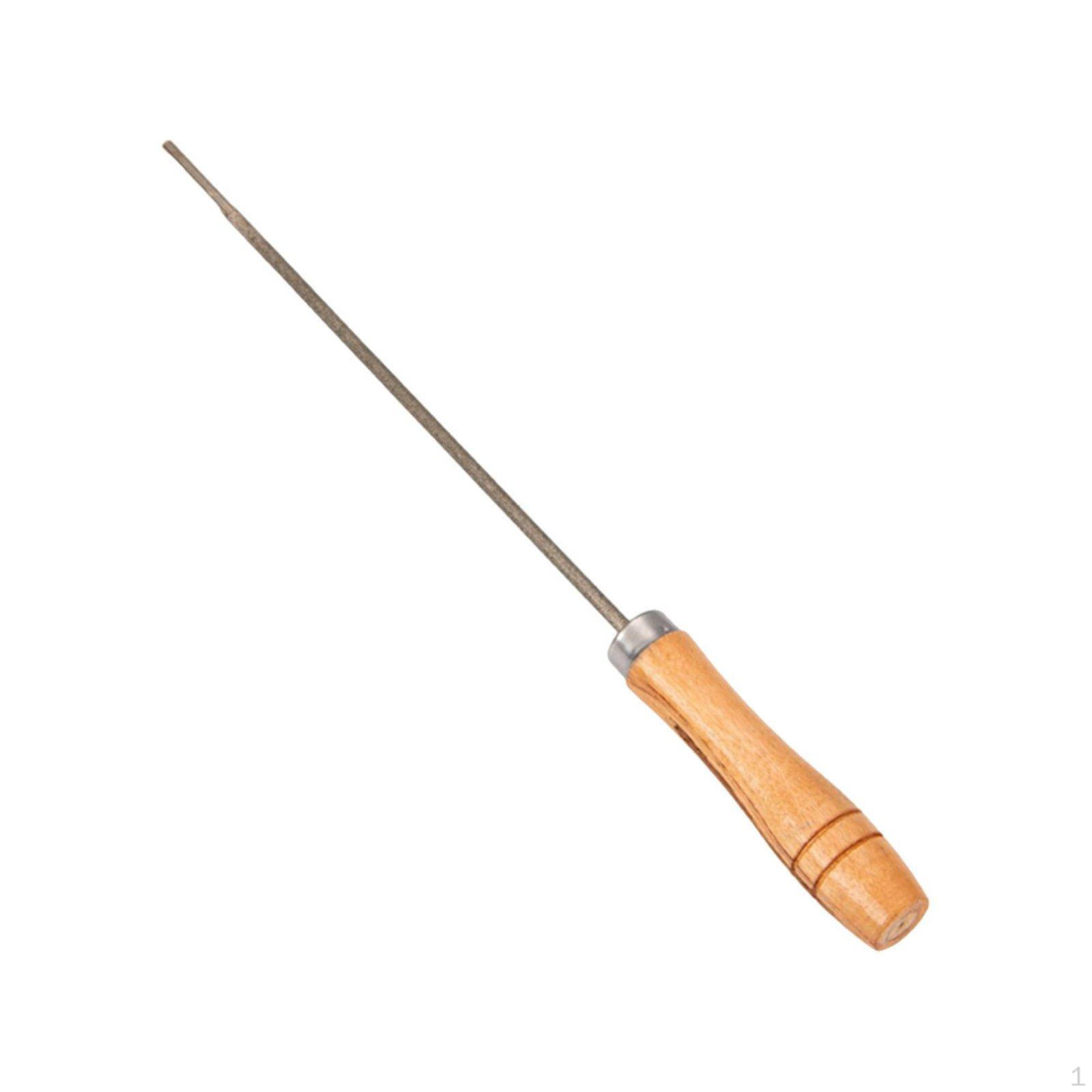 Diamond Saw Chain File High Hardness Sharpening Round for Professionals, 4.0MM