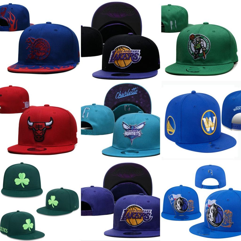 American hip-hop flat-brim hat NFL Football cap for men and women, embroidered outdoor sun protection hat