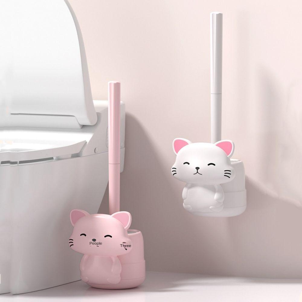 

Гибкая туалетная щетка настенный набор щеток для чистки симпатичный очиститель для унитаза унитаз