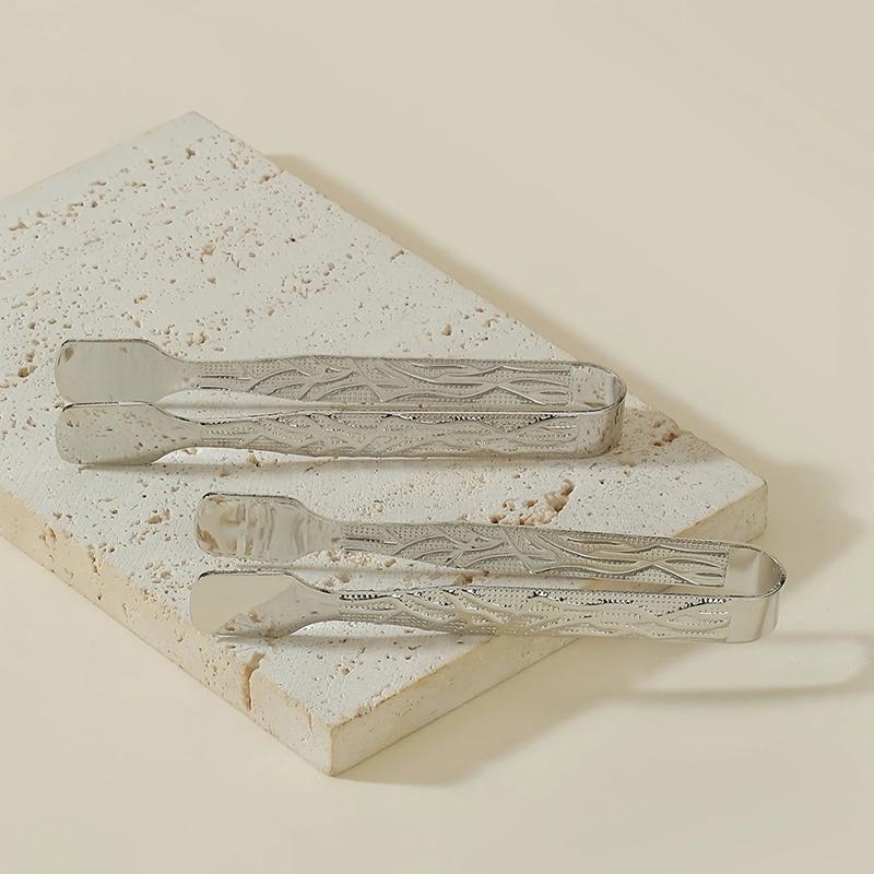 1Pcs Olden Gold Incense Tongs Carved Pattern Incense Tongs Incense Starter Tool Carbon Tweezers Tea Room Clamp Accessories