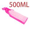Dog Water Bottle Folding Drinker Plastic Portable Water Bottle Pets Outdoor Travel Drinking Water Feeder Bowl for Dogs