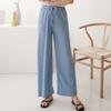 From Heart Marine Stripe Banding Wide Pants