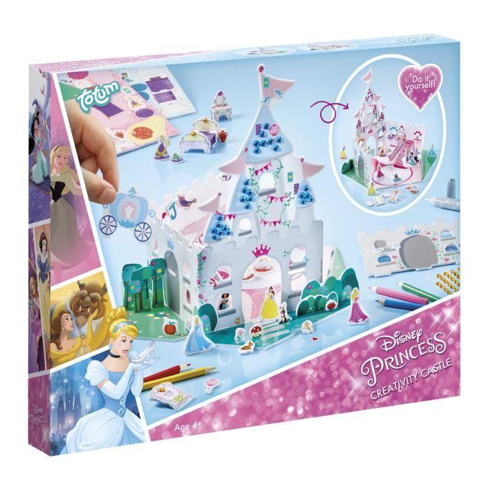 TOTUM kit créatif Disney Princesse Crée et décore ton château de Princesse