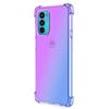 Gradient Dropproof Case for Motorola Moto Edge 30, Purple/Blue