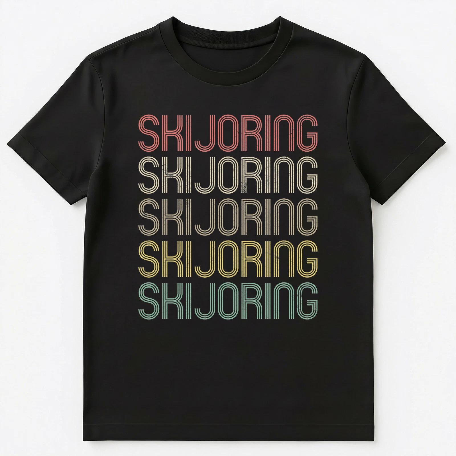 

Retro Style Skijoring Unisex T-Shirt L