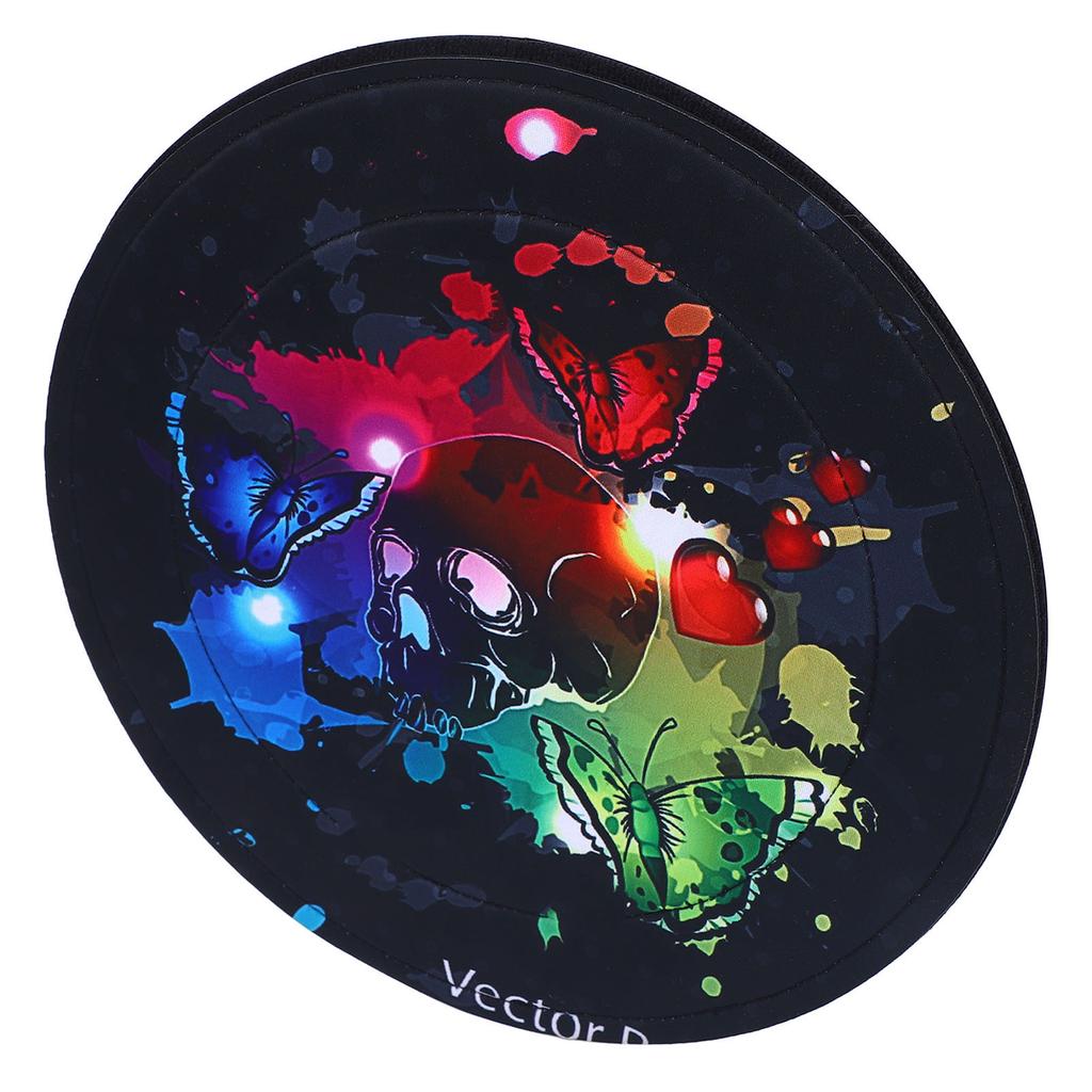 Bike Disc Brake Cover PP5 Fabric Disc Brake Wash Cover Protect From Overspray Skull Pattern for