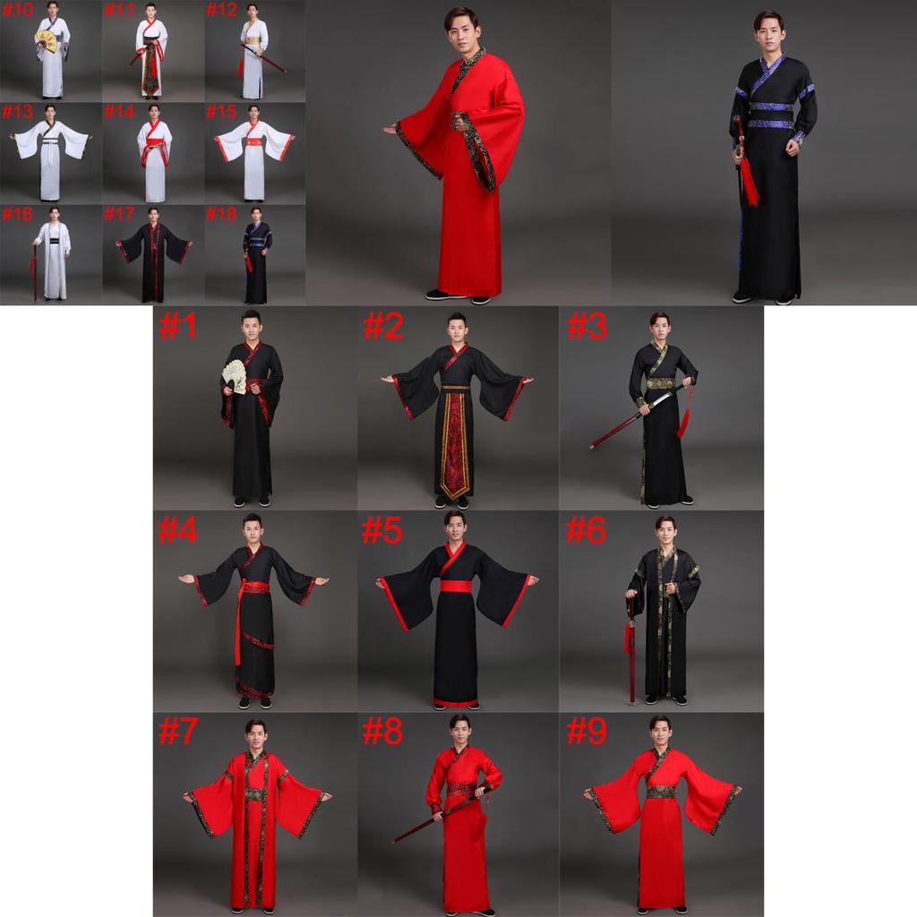 Stunning Red Polyester And Spandex Chinese Traditional Costume For Men