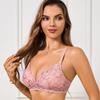 European and American Seamless Lace Wire-Free Bra - Sexy Gathering Design for Women.