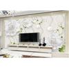 Hand-Painted Floral Photo Wallpapers Modern 3d Wall Mural Living Room Bedroom Home Decor Wallpaper For Walls