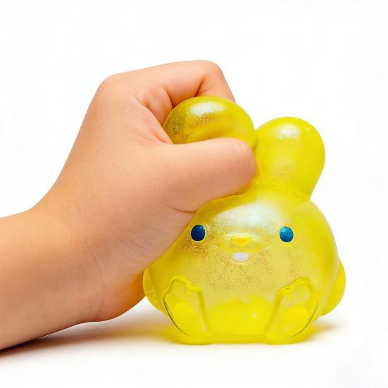 Paskalya Tavşanı Sıkmalık Fidget Oyuncak Ultra Yumuşak Stres Giderici Duyusal Oyuncak Paskalya Sepeti Doldurucuları Parti Hediyelikleri İçin