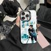 Žraloci Macklin Celebrini Pouzdro na telefon Pro IPhone 16 17 15 14 12 13 Pro Max Černá barva Nárazuvzdorný kryt