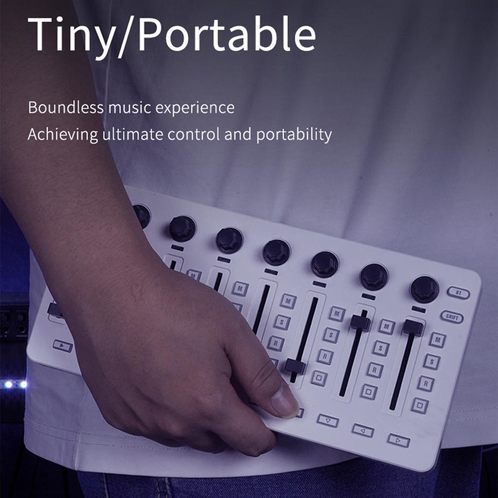 SMC-Mixer W/ Multi-Device Support | Studio & Live Wireless Mixer Controller | Rechargeable MIDI Hub for Electroacoustic I