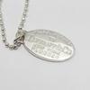 Used Good Condition Tiffany&Co Tiffany Return Toe Oval Tag Necklace