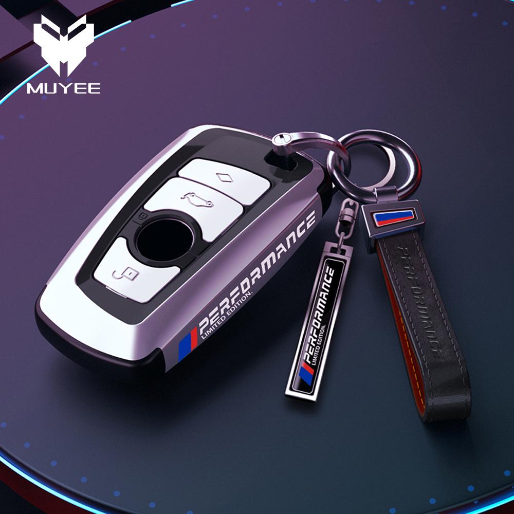 Car Remote Key Case Cover Holder Shell Bag Fob For BMW F20 F30 F31 F34 F10 F11 F25 I3 M3 M4 F15 F16 3 5 Series GT Accessories