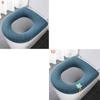 Bathroom Accessories Warmer with Handle Toilet Seat Cover Cushion Closestool Mat Pad