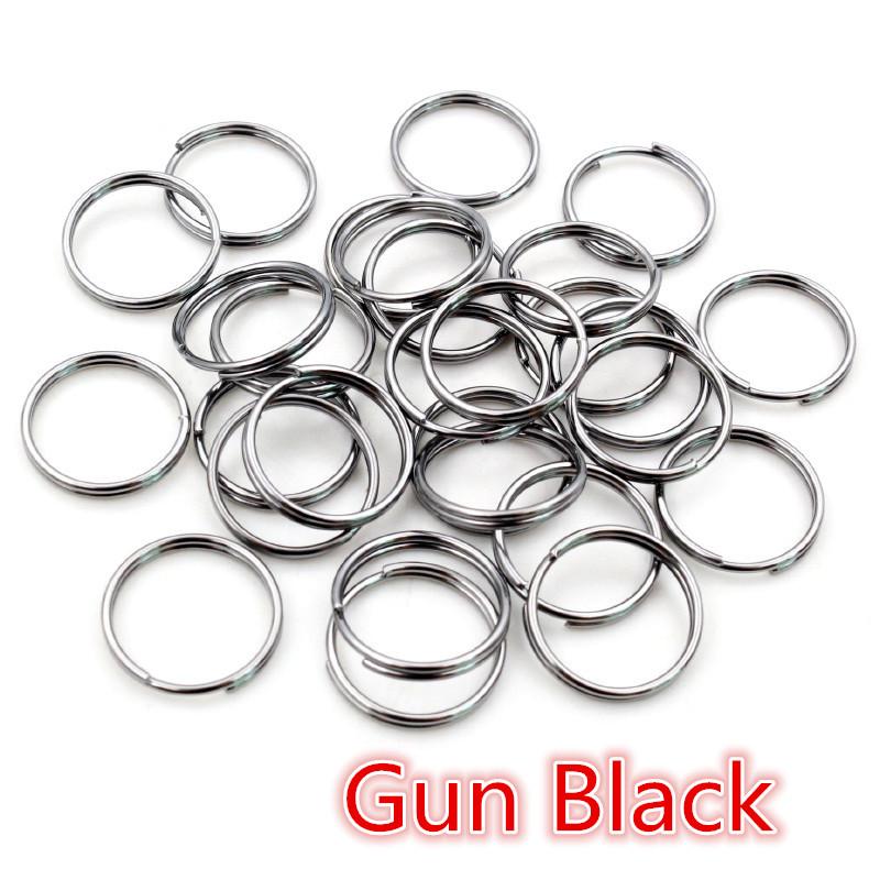 50-200pcs 5 6 8 10 12 mm Open Jump Rings Double Loops Gold Silver Color Split Rings Connectors For Jewelry Making Supplies DIY