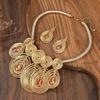 Jewelry Set European and American Fashion Exaggerated Handmade Aluminum Wire Weaving Waterdrop Women's Accessories