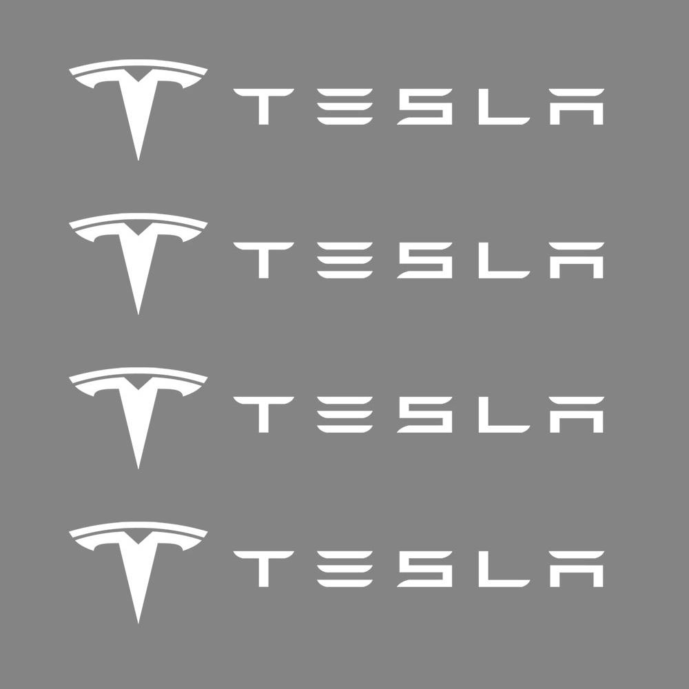 4pcs Personalized Waterproof Car Sticker Exterior Trim Accesorios For Tesla Model 3 Model X Model S Model Y Roadster Invader