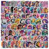 100 Y2K Graffiti Waterproof Stickers: Creative Decals for Suitcases, Stationery Boxes, & Water Cups