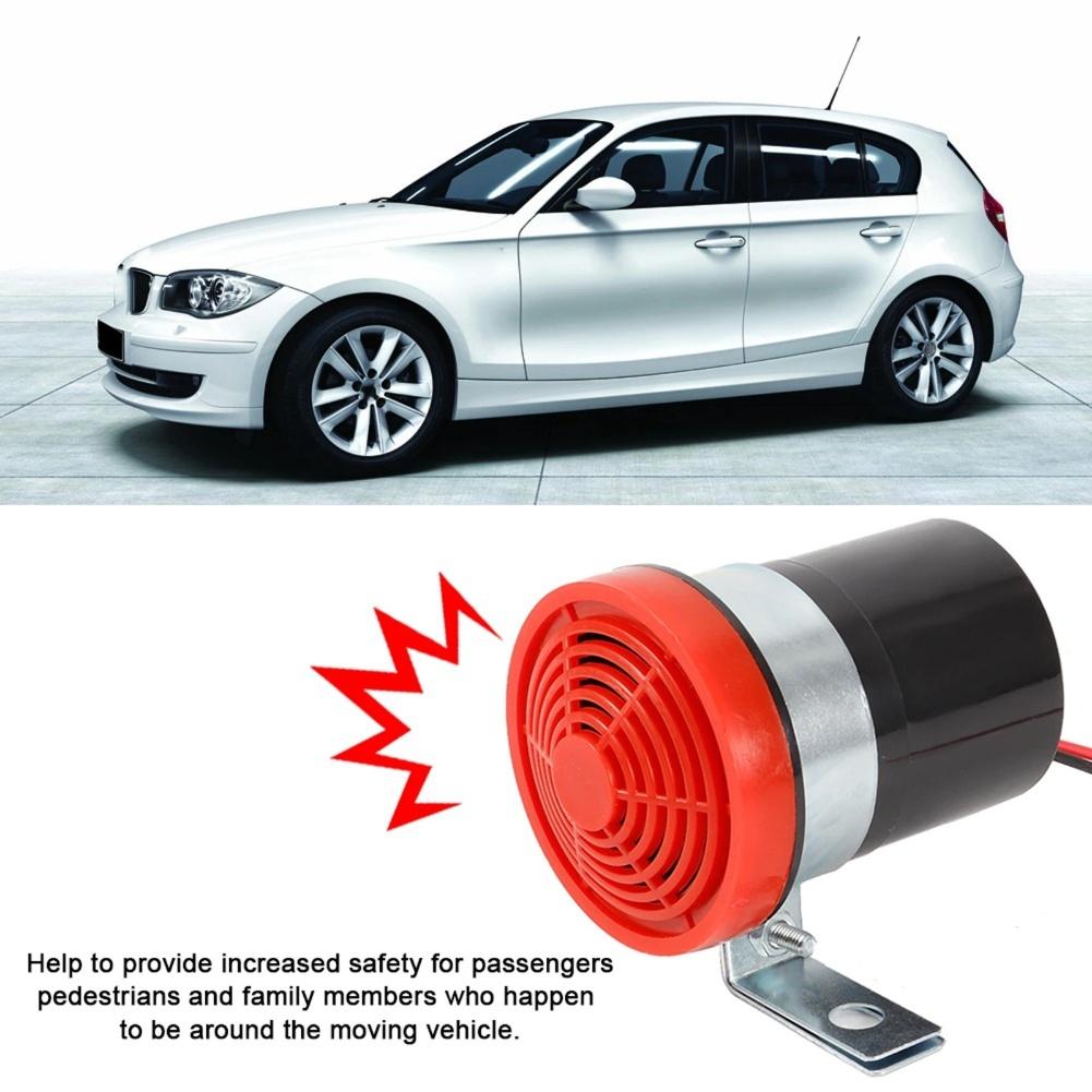 Backup Siren Buzzer 12V 105dB Loud Reverse Alarm for Vehicles High Sensitivity for Safety Enhancement Comes with Fixed Bracket