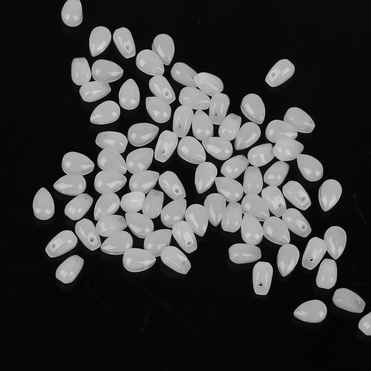 

Подвеска в виде лепестка из стекла 9x6 мм, сделанная своими руками из чешского стекла, аксессуары для волос 9x6mm, Hole 1mm, 5pcs/pack