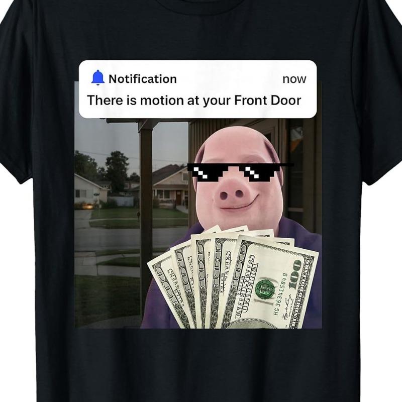 John Pig Meme Funny Meme Internet Meme Brain Rot Meme Unisexs Tshirt Summer New Unisex
