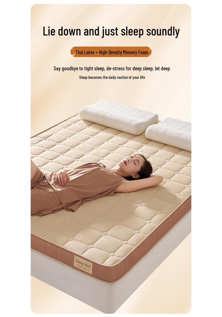 Four Seasons Latex Sponge Mattress - Single/Double, Dorm & Home Tatami Pad