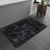 Elegant Non-Slip, Quick-Dry Bathroom Mat - Water-Absorbent, Dirt-Resistant, Easy-Clean Foot Pad for Toilet Entrance