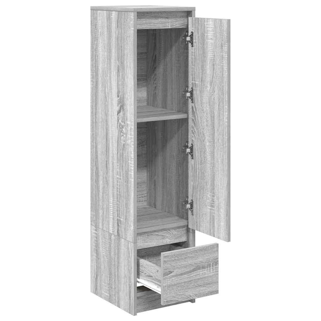 Highboard Gray Sonoma 29.5 X 34 X 119.5 Cm Particleboard
