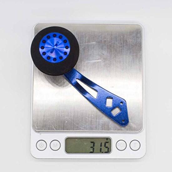 Elizabeth Single Power Handle for EVA Right Fishing Gear Abu/Daiwa 62/72mm Reels, Nut,