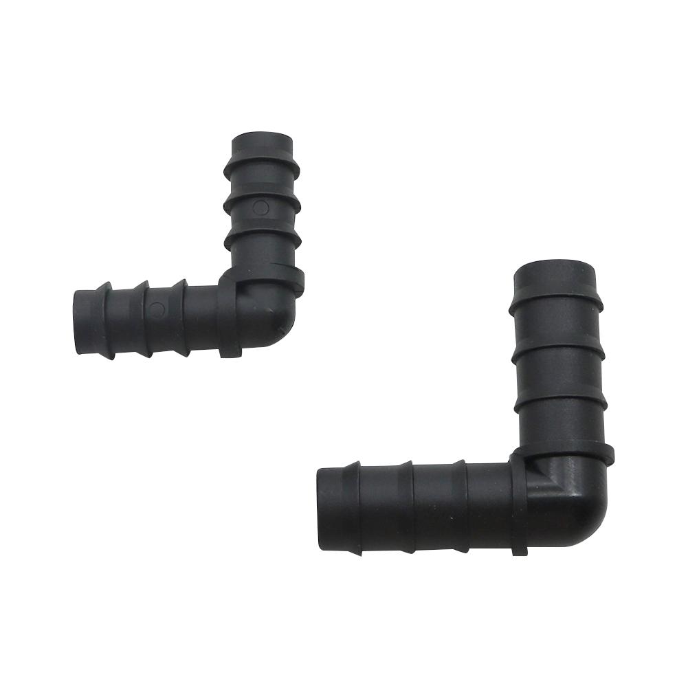 10 Pezzi DN16 DN20 Gomiti Barbati Connettori Acqua Giardino Angolo 90 Gradi Giunti Curvi per Raccordi Tubo