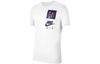 Nike T Shirts Men's White Crew Neck Moderate Straight Fit CW0414-100