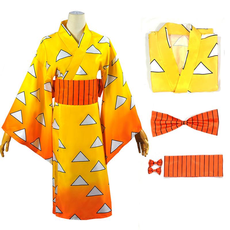 Japan cartoon comics Demon Slayer: Kimono - Kaguya District Cosplay Costume Anime Character Role-Playing Kimono 0074