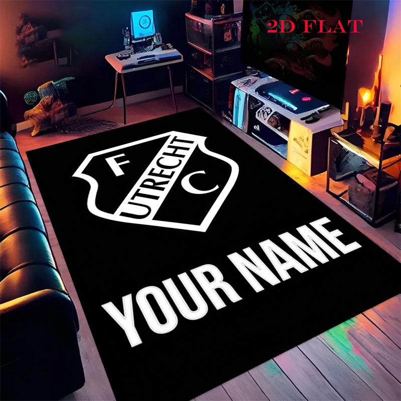 Custom Fc Utrecht Carpet Rug for Living Room Bedroom Home Sofa Decoration,Kids play Nonslip Floor Mat