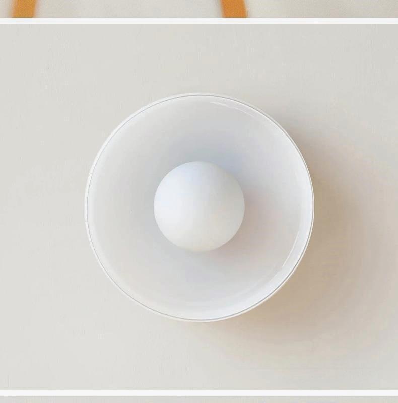 Nordic Minimalist Memphis Ceiling Lamp - French Retro Glass for Entrance, Hallway, or Balcony