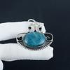 Natural Blue Apatite Gemstone Silver Pendant In 925 Sterling Silver - Handmade Design, Everyday Wear Jewelry Anniversary Gift