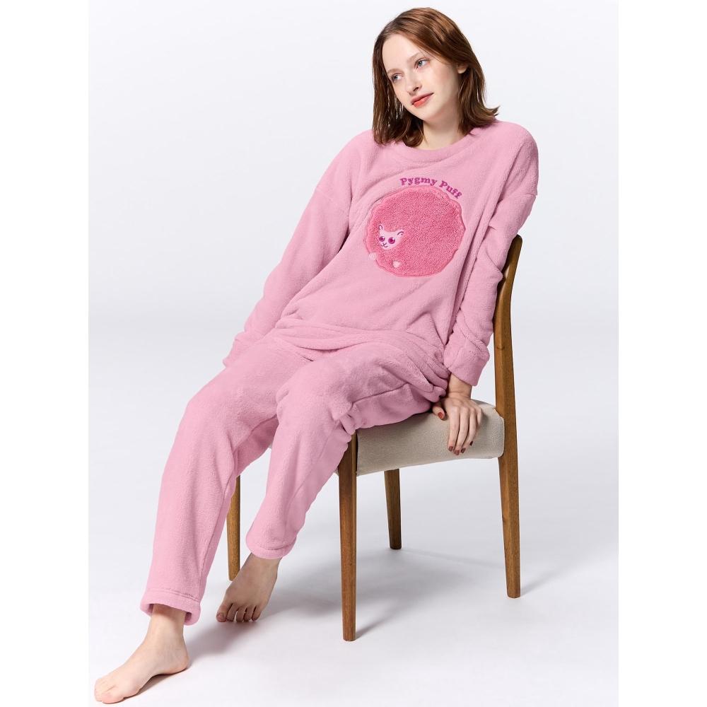 

Gu By Uniqlo Marshmallow Feel Lounge Set Длинный рукав Гарри Поттер 12 PINK/3XL